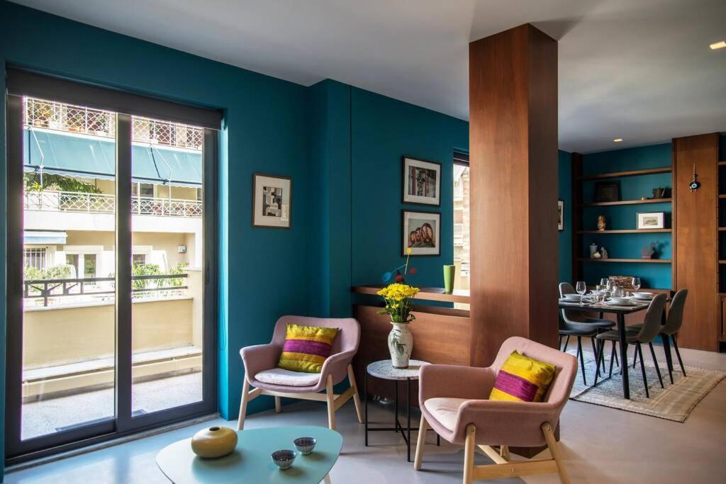 Stylish Decorated Apartment In Kolonaki Atény Exteriér fotografie